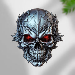 Heavy Metal Motorcycle Skull Sticker Waterproof Decal For Car or Motorcycle