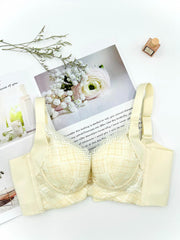 Lace Push Up Bra with Scallop Trim