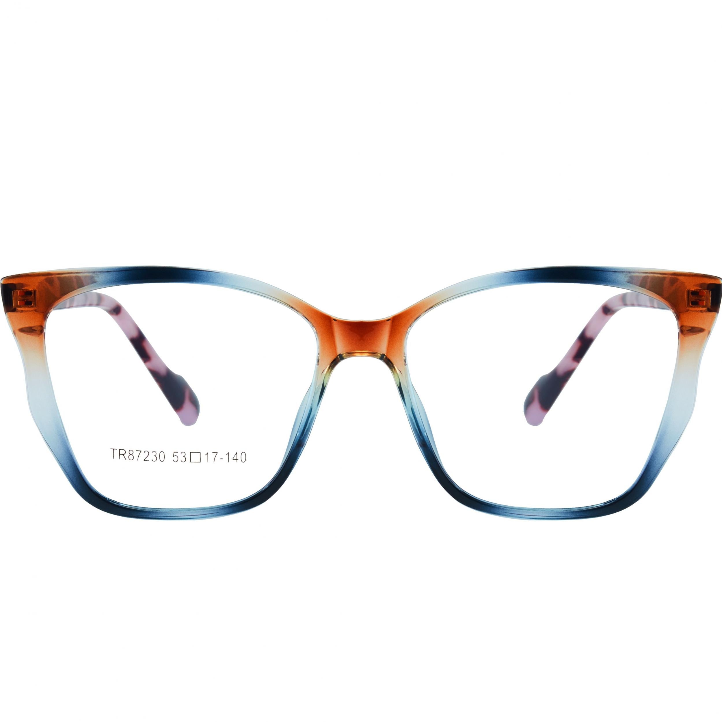 Women Oversized Cat Eye Computer Glasses Block Light Relieve Eye Fatigue