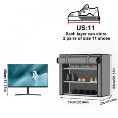 Dustproof Shoes Storage Rack Standing Shoes Rack