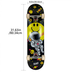 Complete Skateboard Market Astronaut Professional Adult Youth