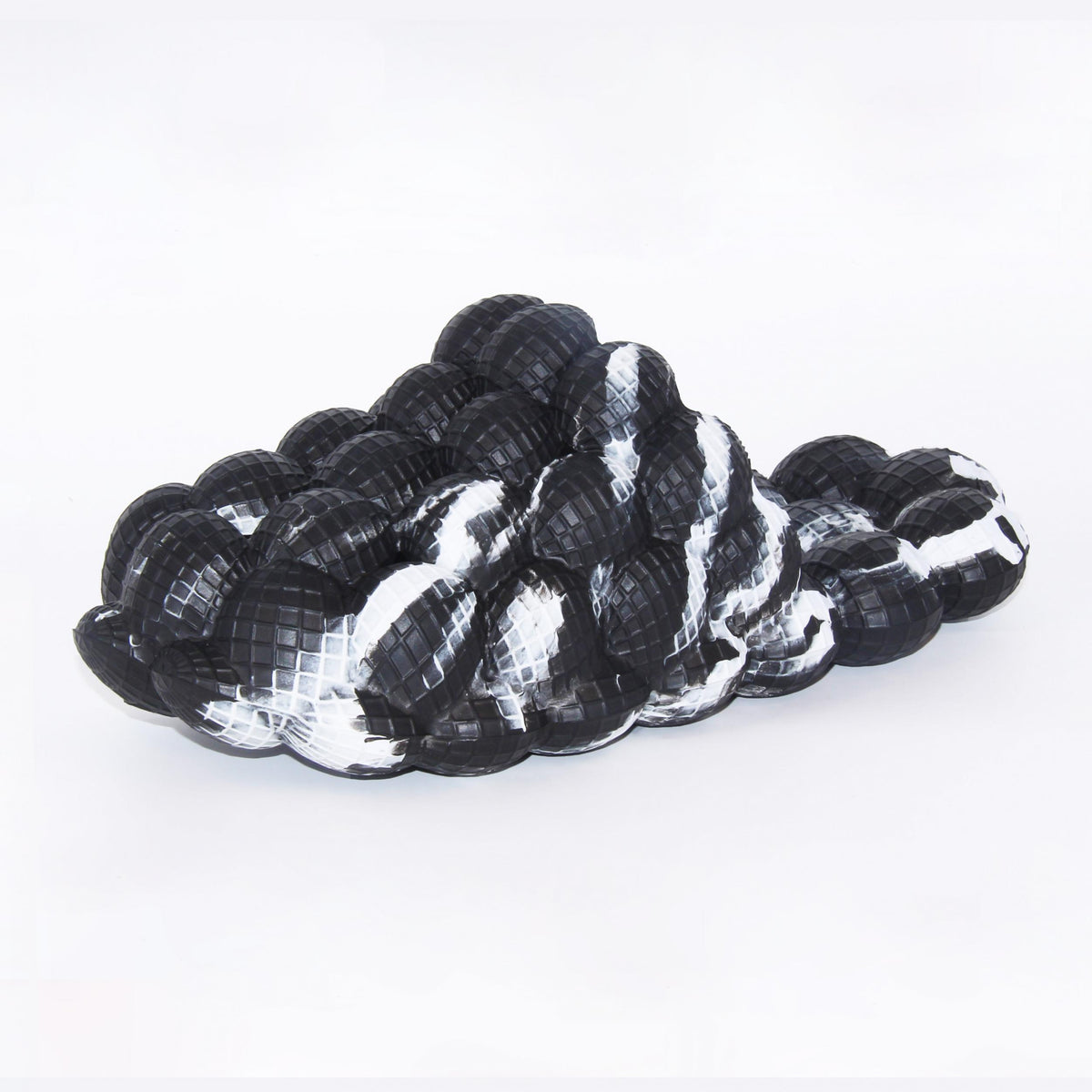 Men's Massage Bubble Slides Non-Slip Spa Slippers