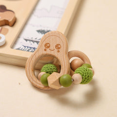 Avocado Crochet Teething Toy Teether for Baby