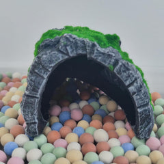Tortoise Shelter Hide House Aquarium Decoration for Fish Tank