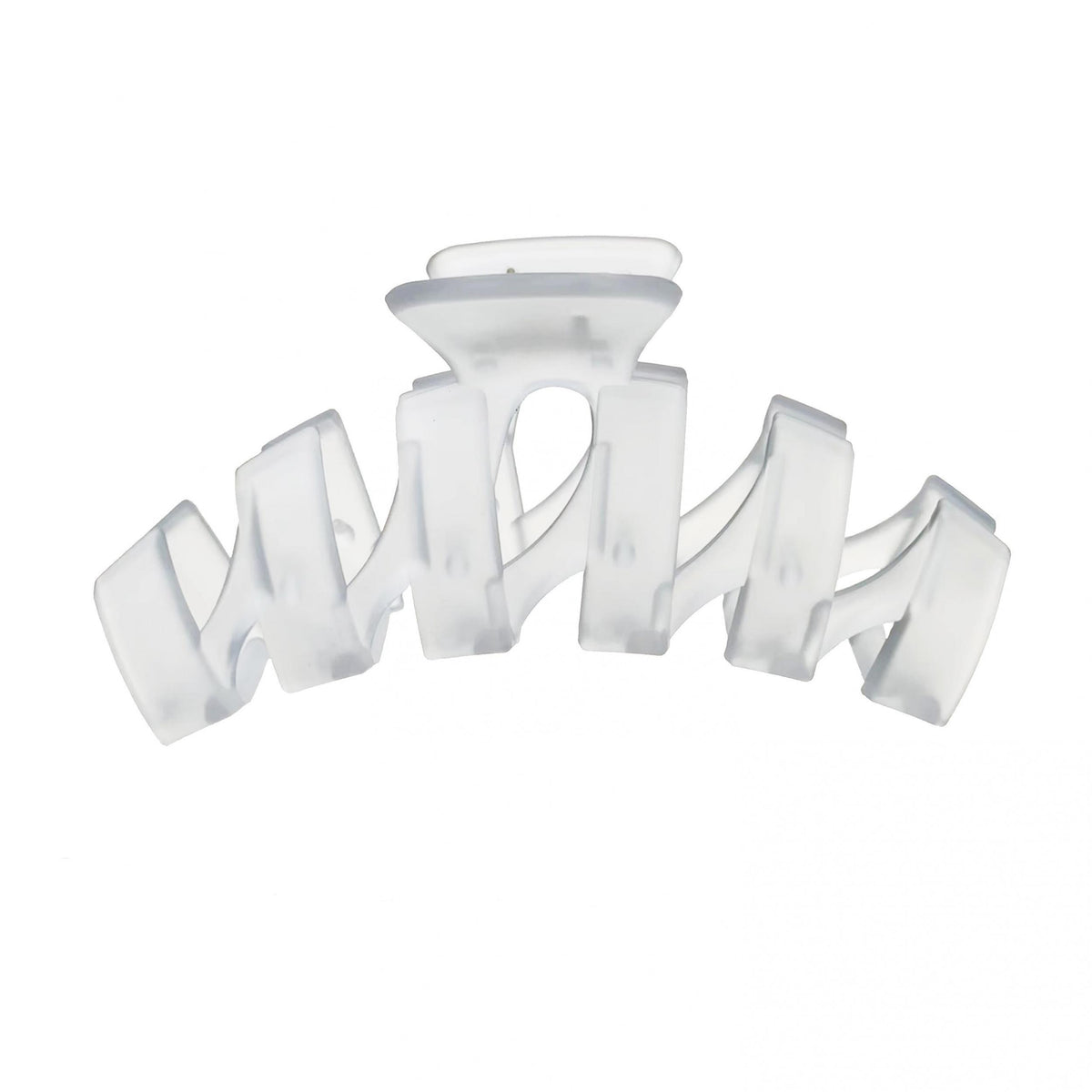 Frosted Twist Hair Claws Transparent Shark Claws Hair Accessories