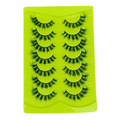 7 Pairs Fairy Style False Lashes Natural Wispy Volume Cat Eye Strip Lashes