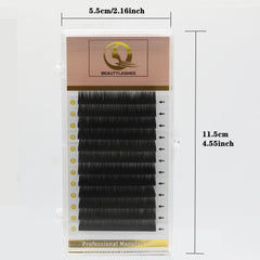 0 20mm Eyelash Extension Individual Lashes Oval Tip False Eyelashes