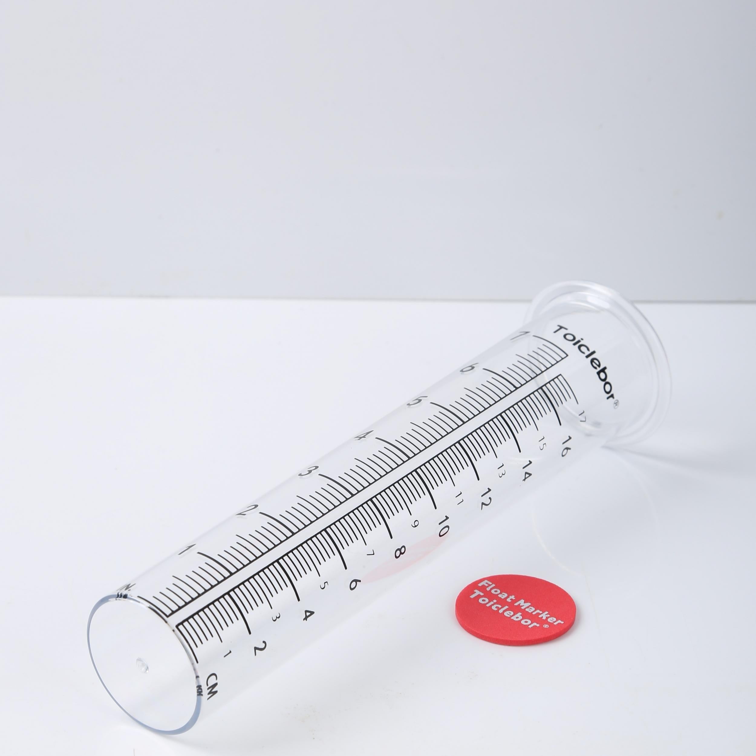 Rain Gauge Replacement Tube Plastic 17 Capacity