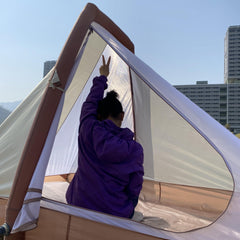 Inflatable Double Layer Tent for Camping & Travel