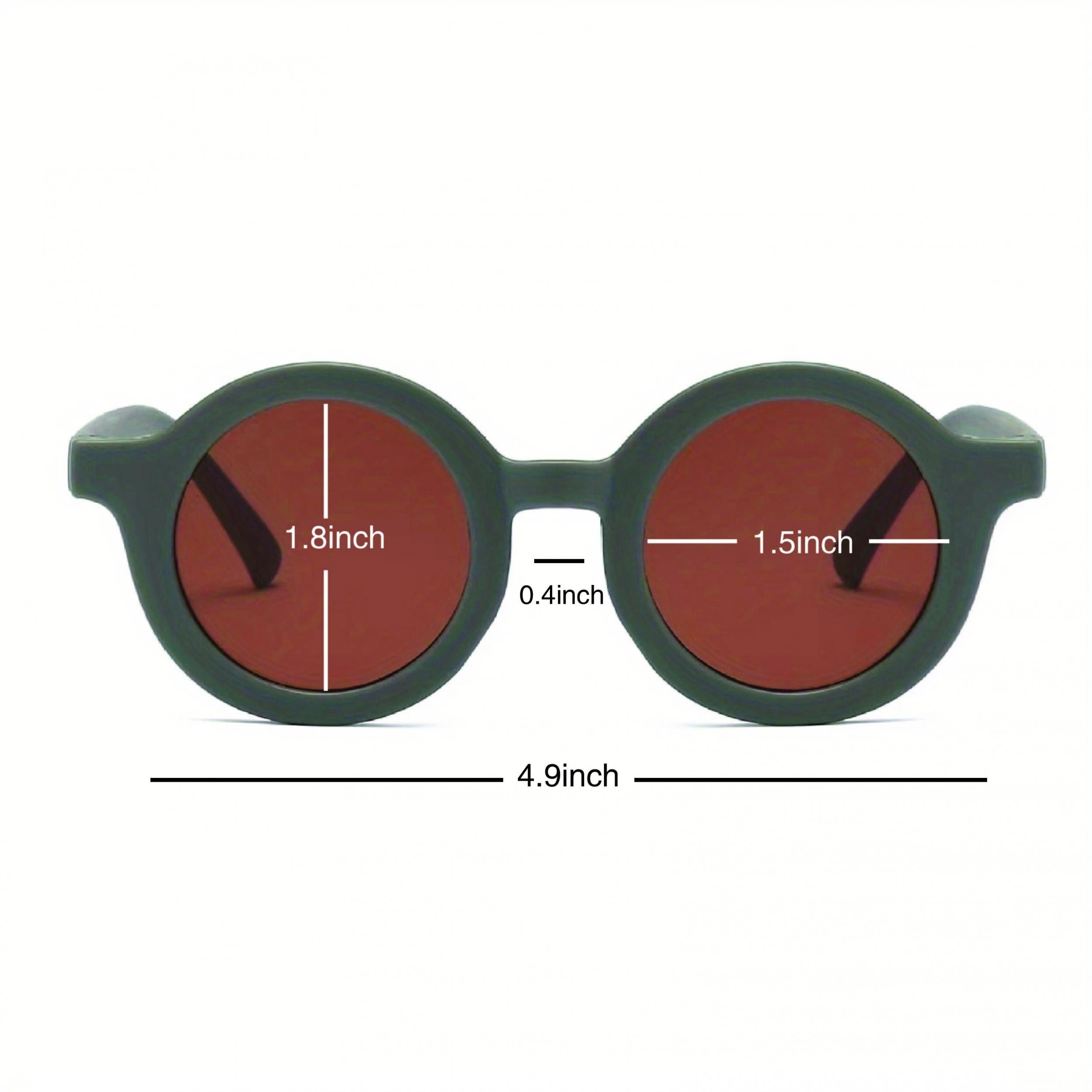 Kids Macaroon Round Sunglasses UV400
