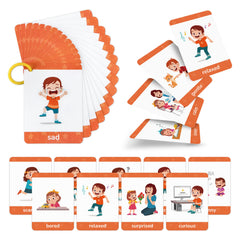Emotion & Behavior Flashcards Set for English Vo