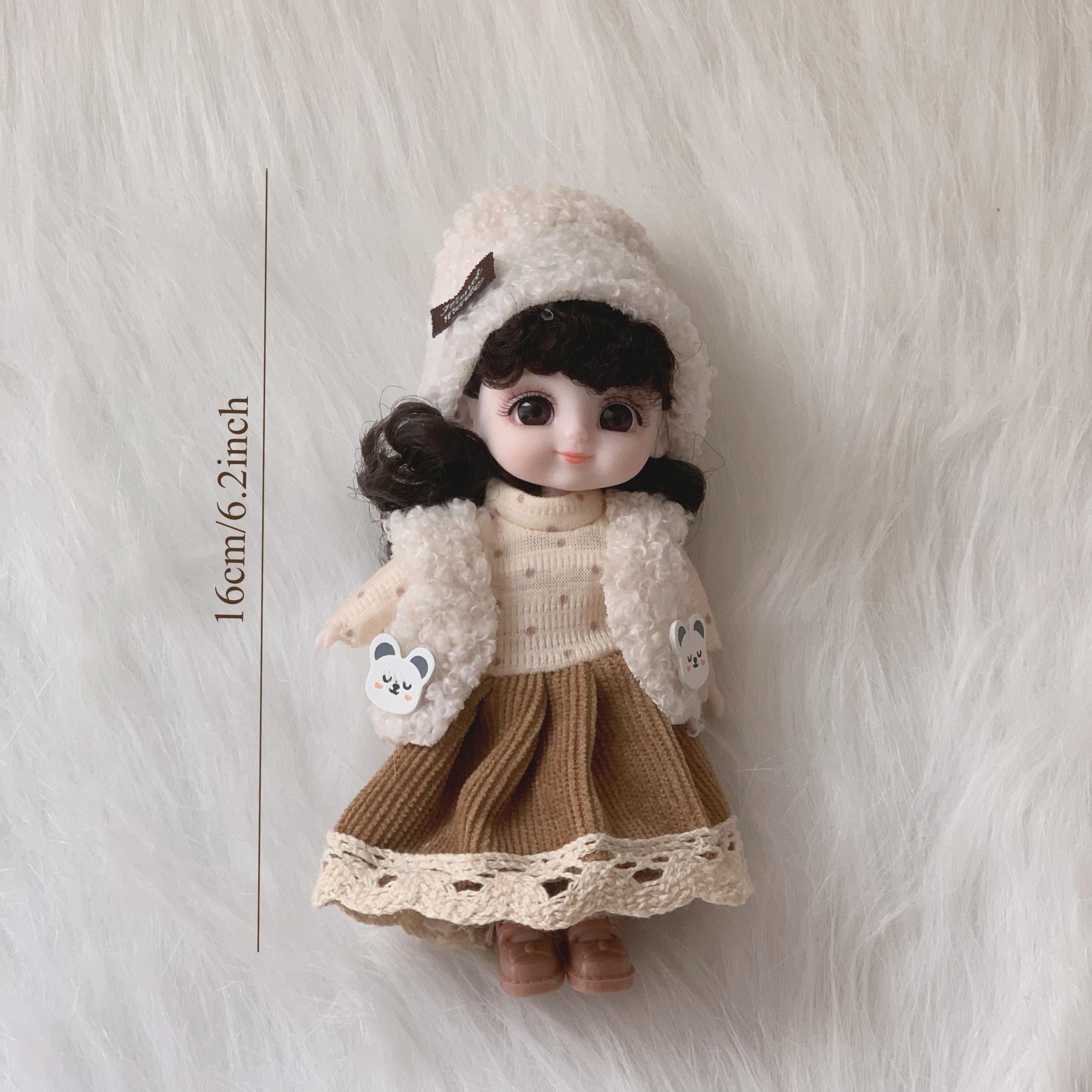 3pcs 4pcs Doll Plain Dress Up Clothes No Dolls