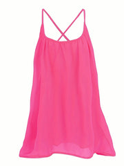  Casual Dress Women's Plus Round Neck Backless Loose Fit Dress