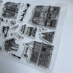 Christmas Blessing Words Clear Stamp for Card Making & Photo Album Decoration