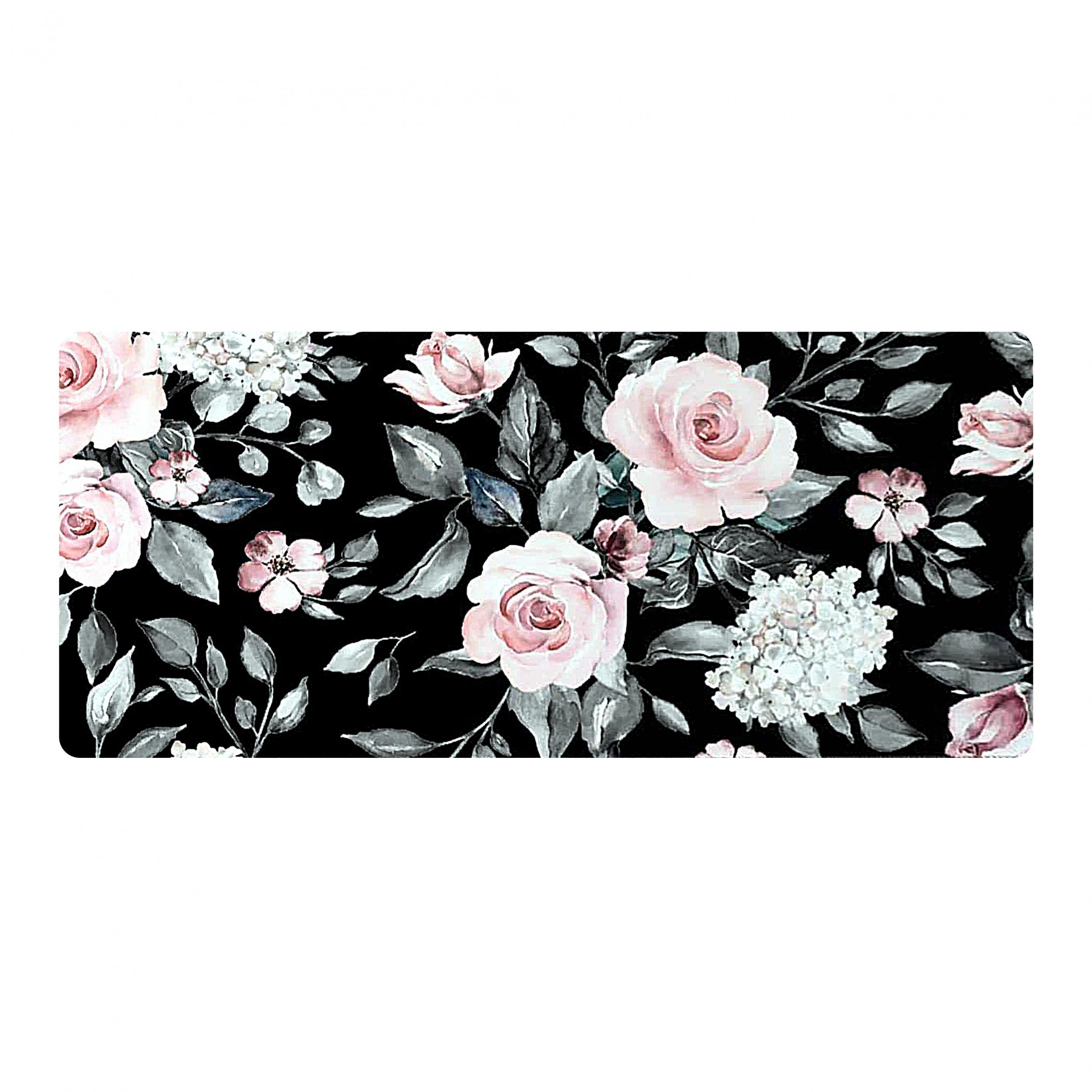 Desk Accessories Flowers Mouse Pad 89x39 Cm