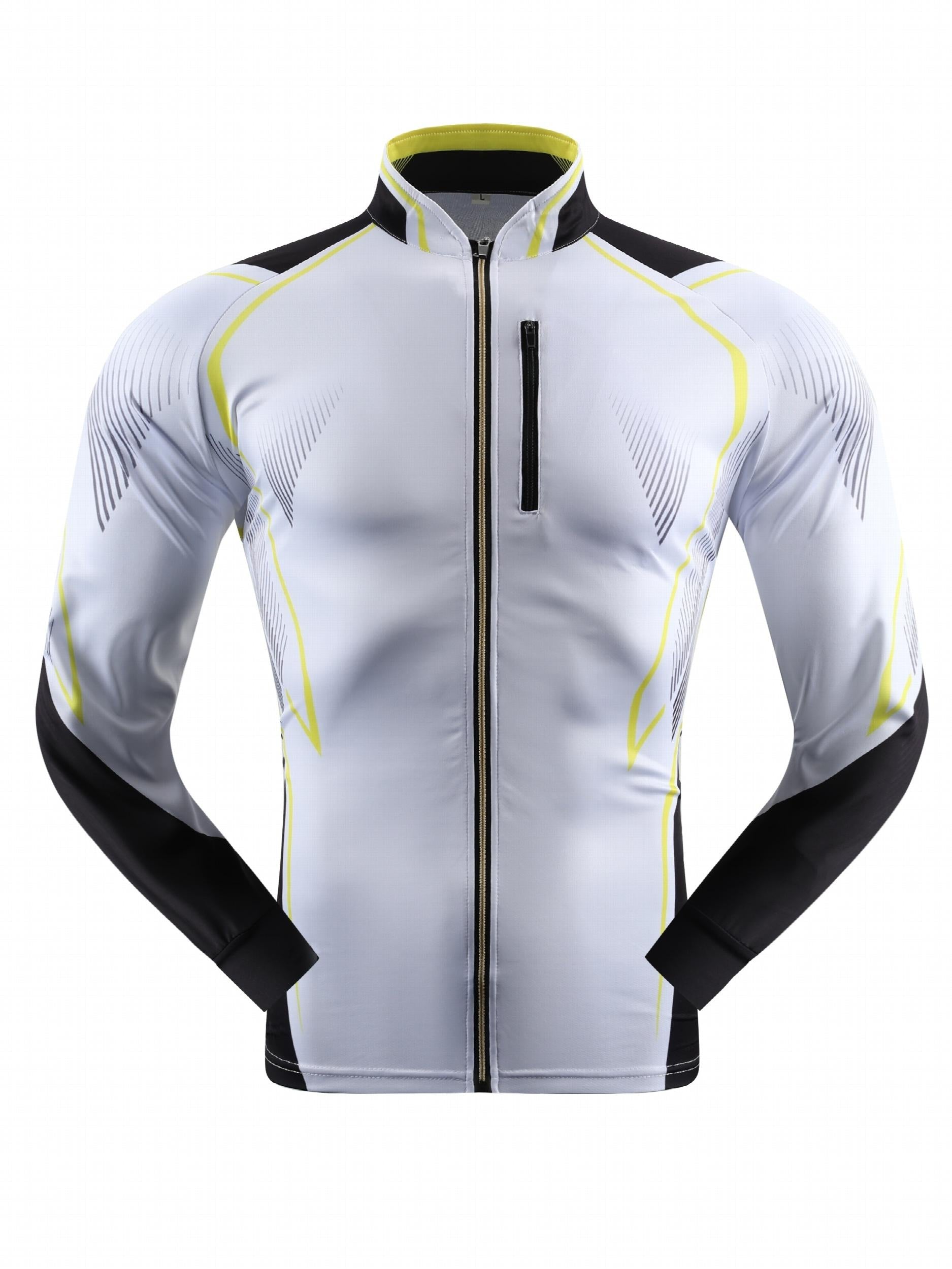 Men's Sun Protection Jacket Quick Dry Long Sleeve Rash Guard