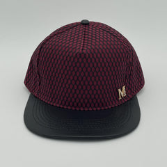 Mesh Pattern Baseball Cap M Label Decor Hip Hop Sun Hats