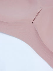 Pink Wireless Breathable Full Coverage Bra Solid Striped High Elastic Lingerie