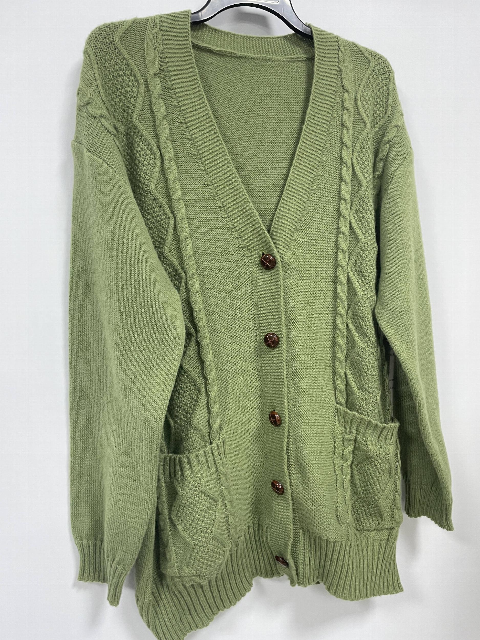  Solid Long Sleeve Open Front Cardigan With Pockets