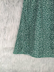 Floral Print Lace V Neck Backless Nightdress Sleepwear