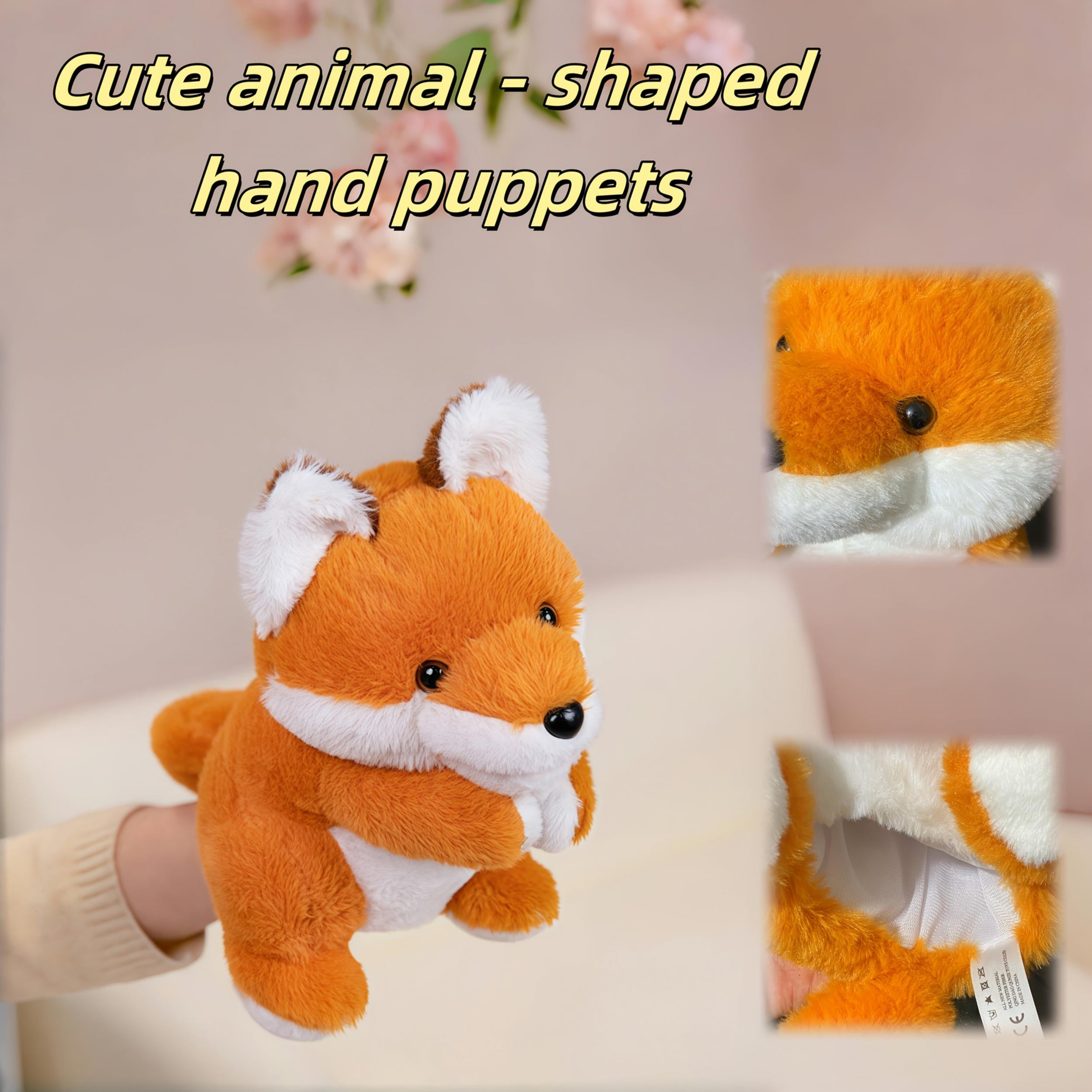Jungle Animal Puppet Set for Storytelling and Role Playing
