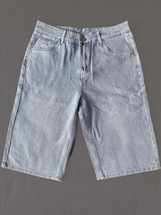 Men's Denim Jeans With Pockets - Summer Outfit