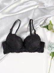 Lace Push Up Bra Comfy & Breathable Intimates Women's Lingerie