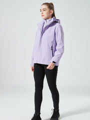 Women's 3-in-1 Outdoor Jacket, Thermal, Waterproof, Hardshell with Fleece