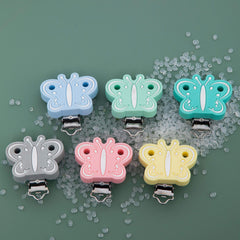 Silicone Butterfly Pacifier Clip