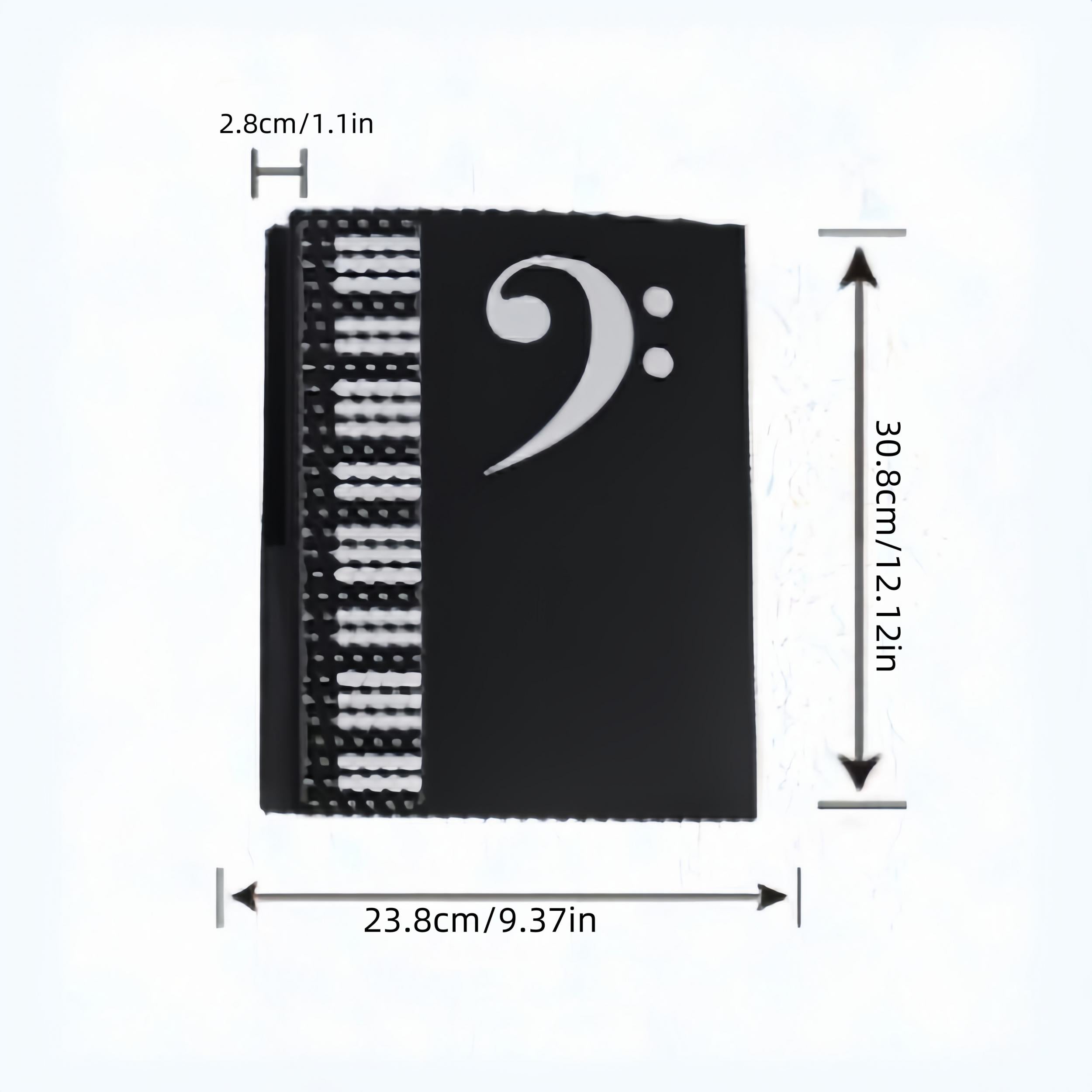 Music Score Book A4 Folder Stave Piano Insert Clip