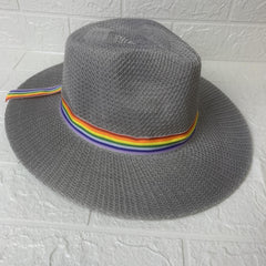 Rainbow Ribbon Summer Sun Hat