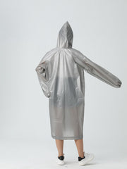 Reusable Rain Poncho for Adults with Hood