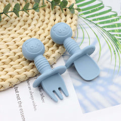 Short Spoon And Fork Set