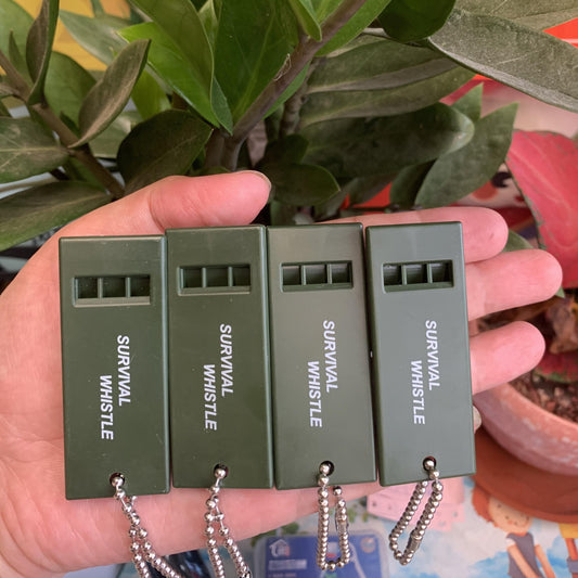 4pcs Emergency Survival Whistle For Outdoor Hiking Camping Fire Rescue