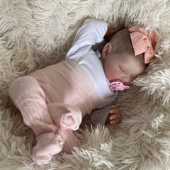 Hand Painted 19" Sleeping Doll with Closed Eyes - Easter Ramadan