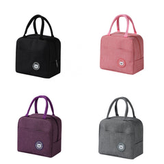 Bear Pattern Lunch Bag Portable Thermal Bag Reusable Bento Bag
