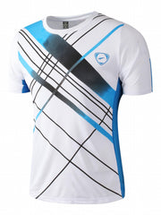 Men's Sport Tee Shirt Dry Comfort Performance Tennis Golf Bowling