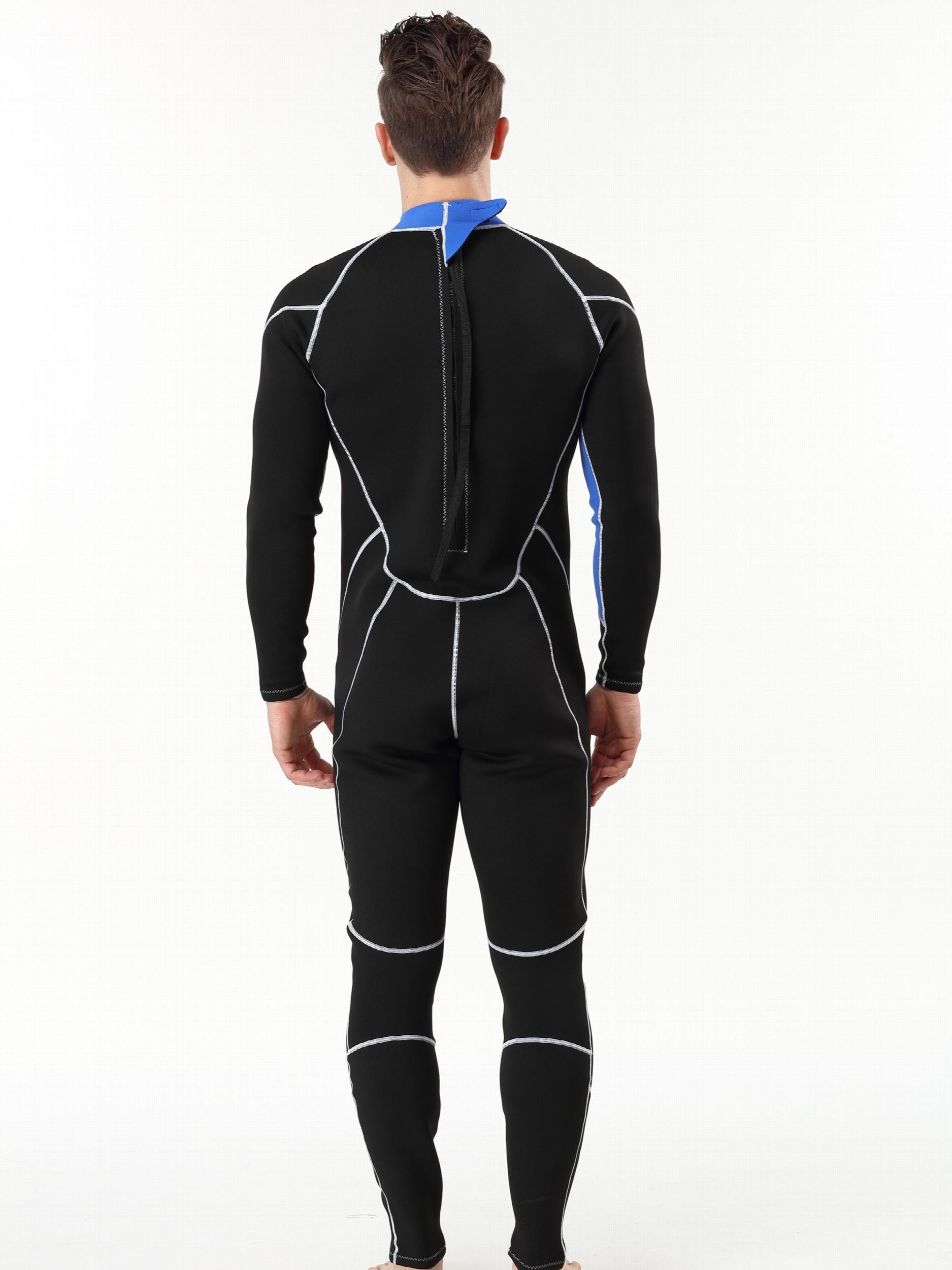 Men's 2mm Neoprene Diving Suit Warm Anti Jellyfish Protection Wetsuit