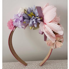 Floral Bridal Headband for Weddings Bridesmaids