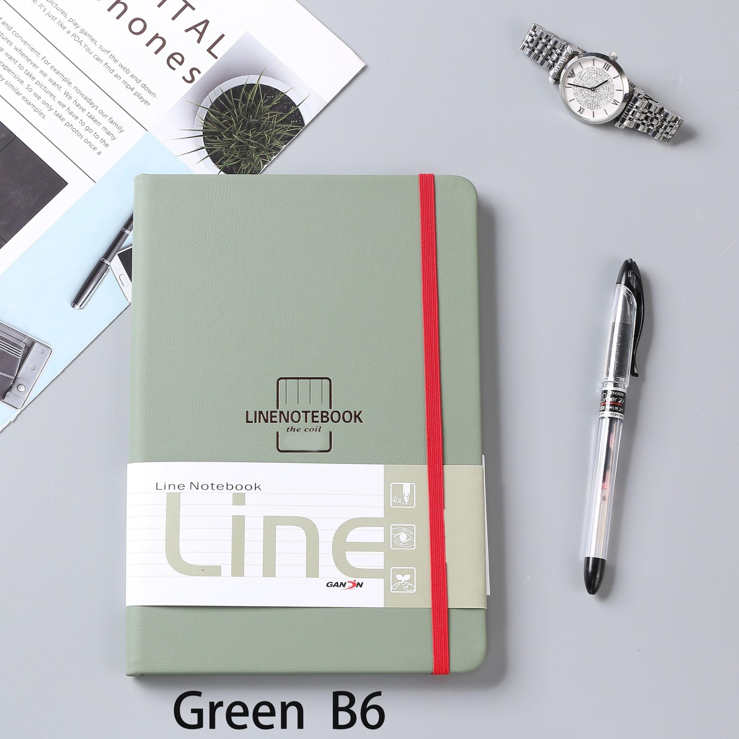 Stylish Strapped Notebook for Class Notes Journaling Business Meetings