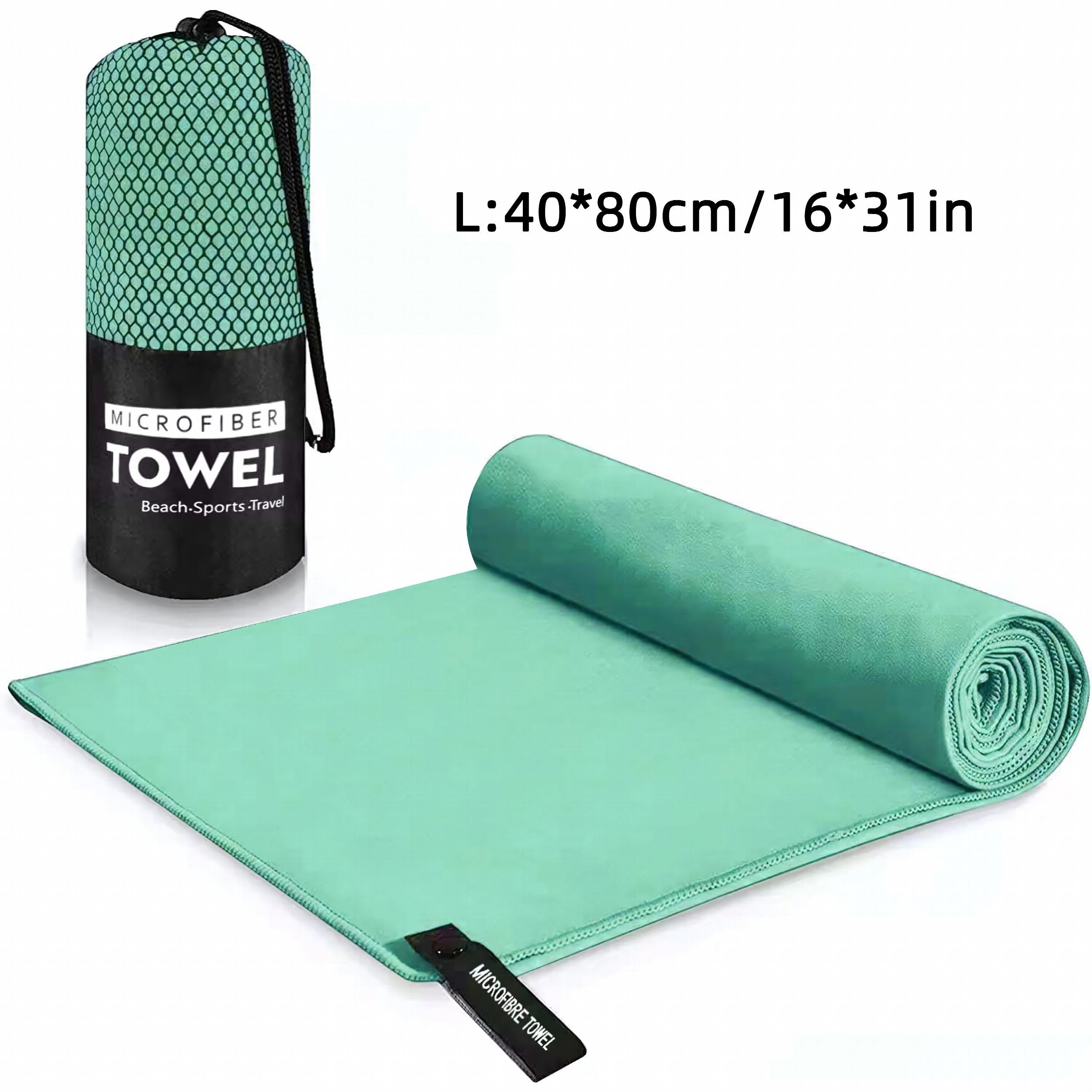 Quick Dry Microfiber Towel Set for Yoga Fitness Travel