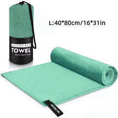 Quick Dry Microfiber Towel Set for Yoga Fitness Travel