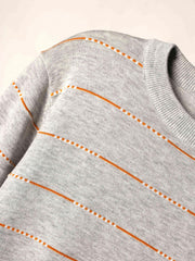 Men's Wool Blend Striped Pullover Sweater