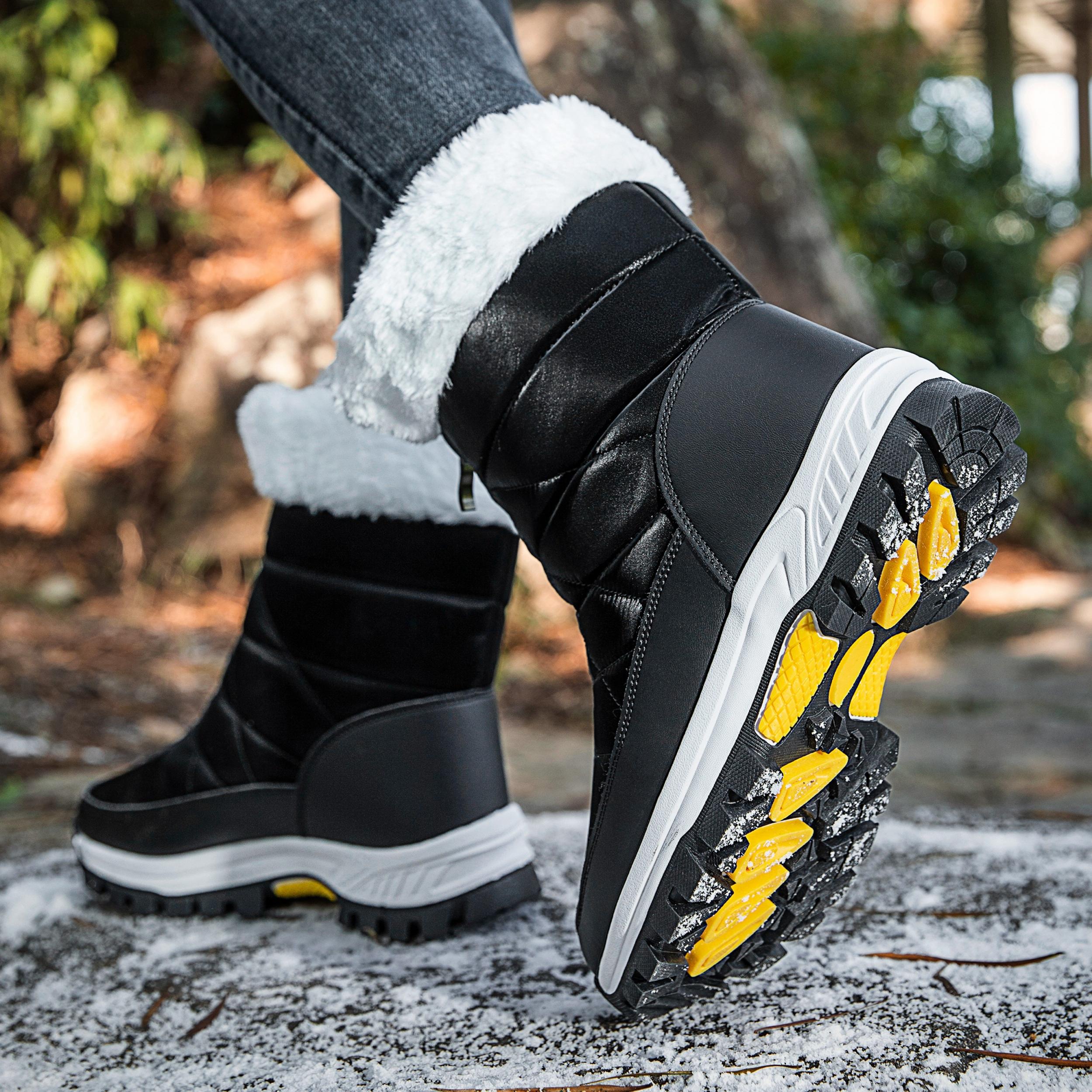 Women's High Top Non-Slip Snow Boots Winter Warm Shoes