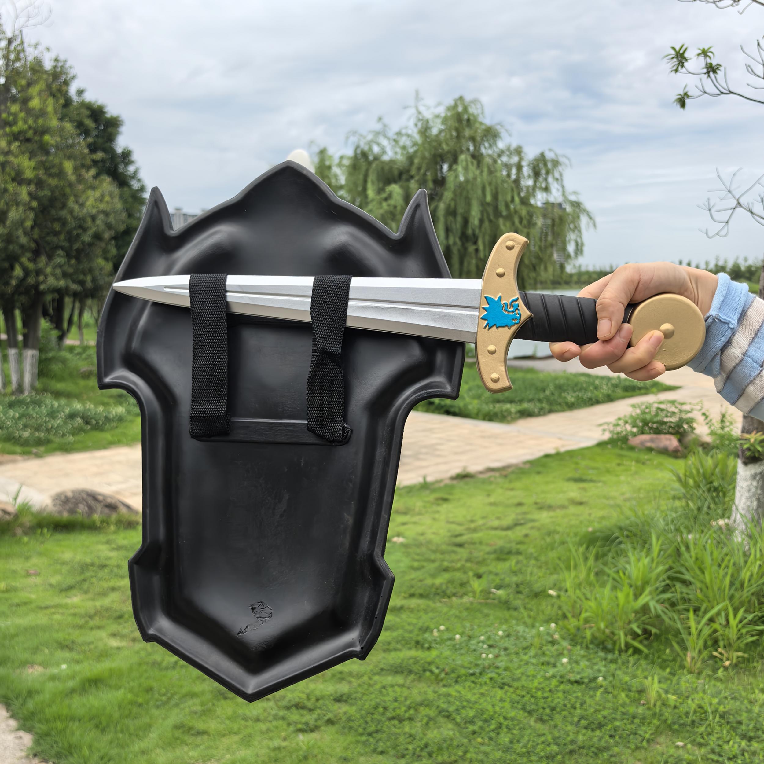 Foam Sword Shield Set - Lightweight Stage Performance Props