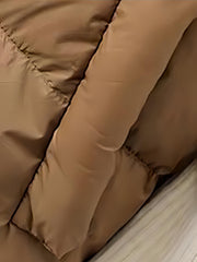 Casual Lapel Down Vest Winter Warm Coat