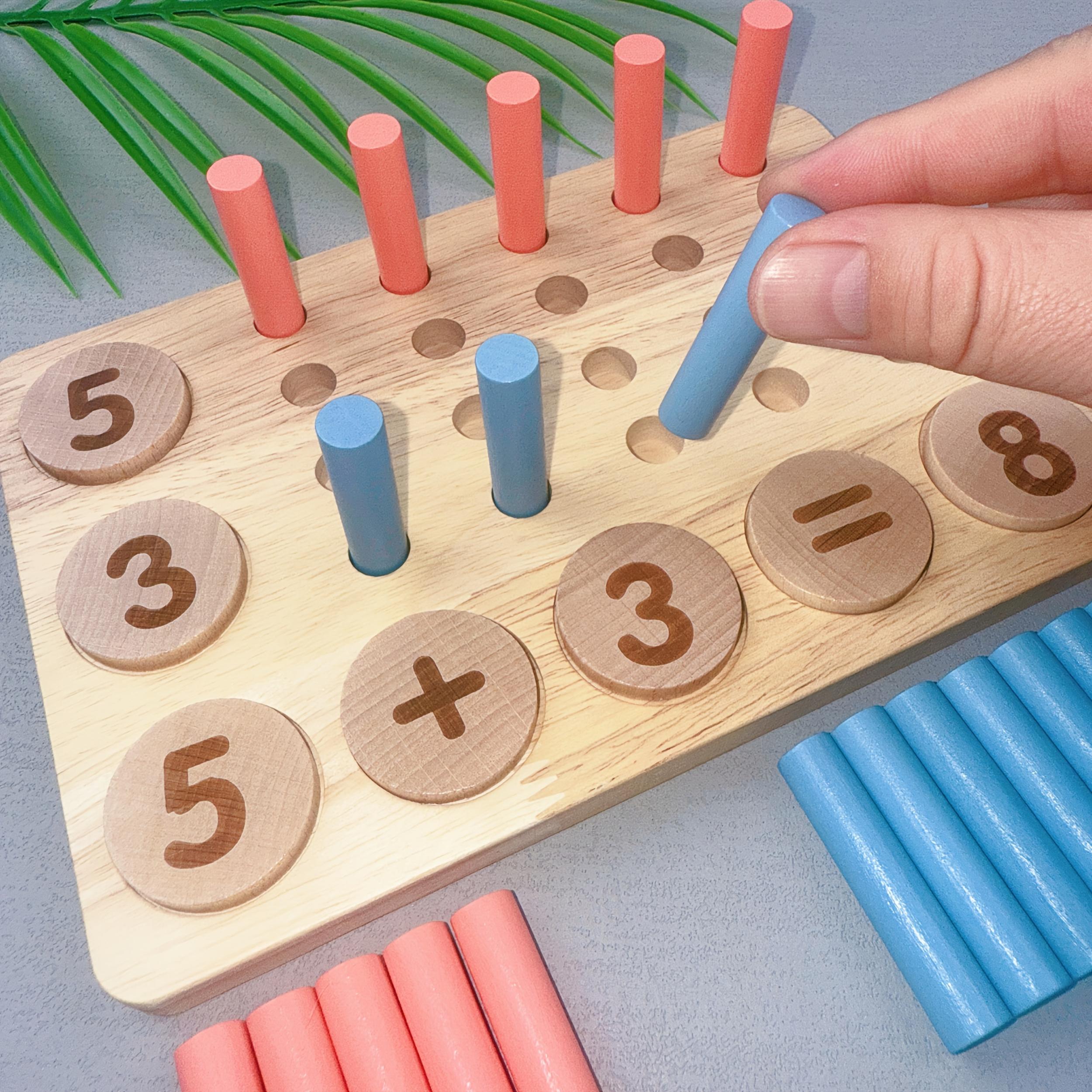 Wooden Number Operation Teaching Aids in a Box Set