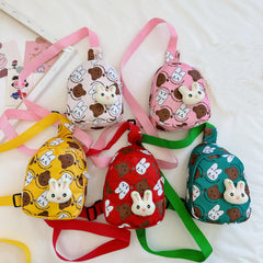 Rabbits Pattern Chest Bag Shoulder Bag