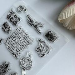 Transparent Cartoon Stamp Hand Account Stamp for Card Making