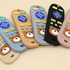 Silicone Baby Toy Simulation Remote Control Teether Food